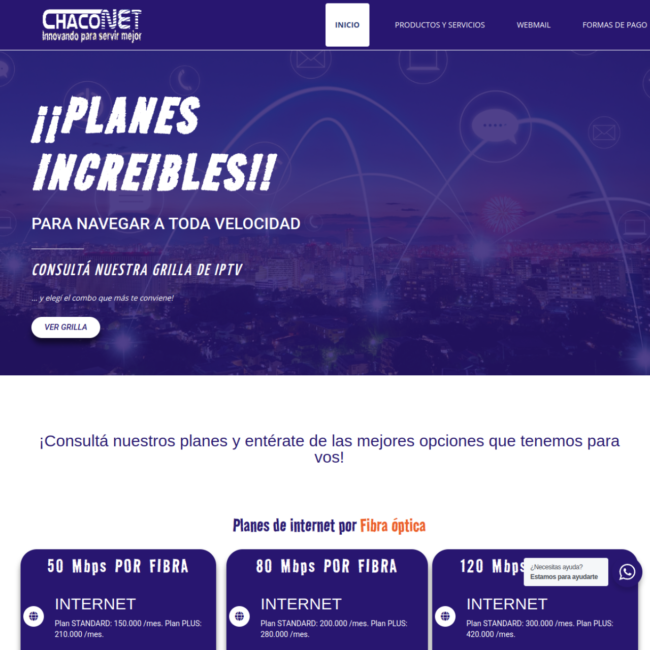 ChacoNET (CHACO COMUNICACIONES S.A.)