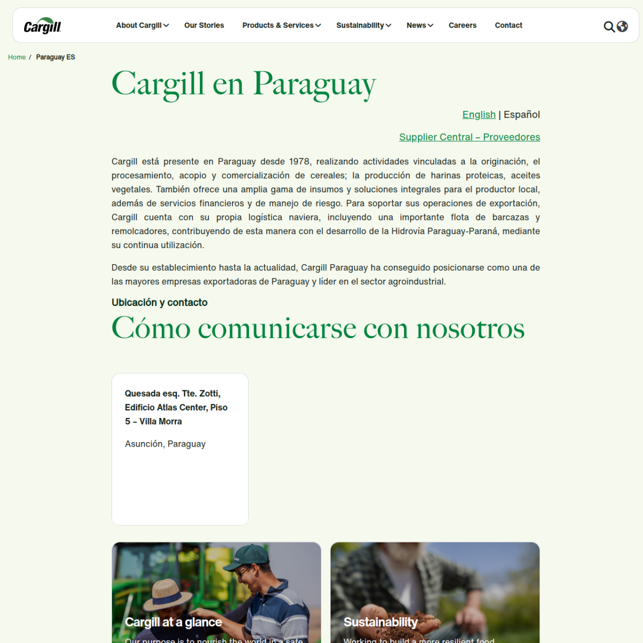 Cargill Agropecuaria S.A.C.I.