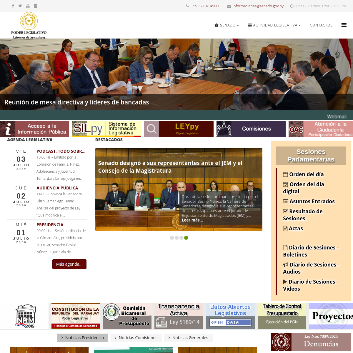 Cámara de Senadores de la Nación